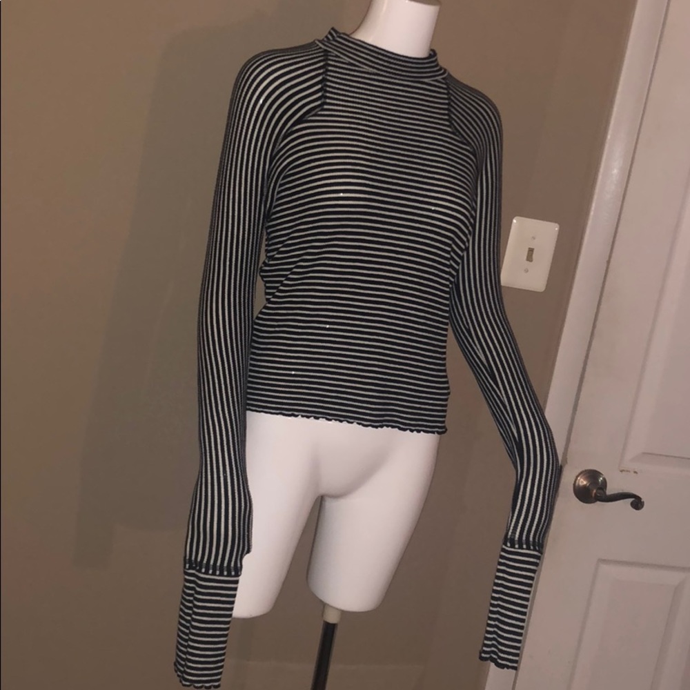 Black & white striped long sleeve FP